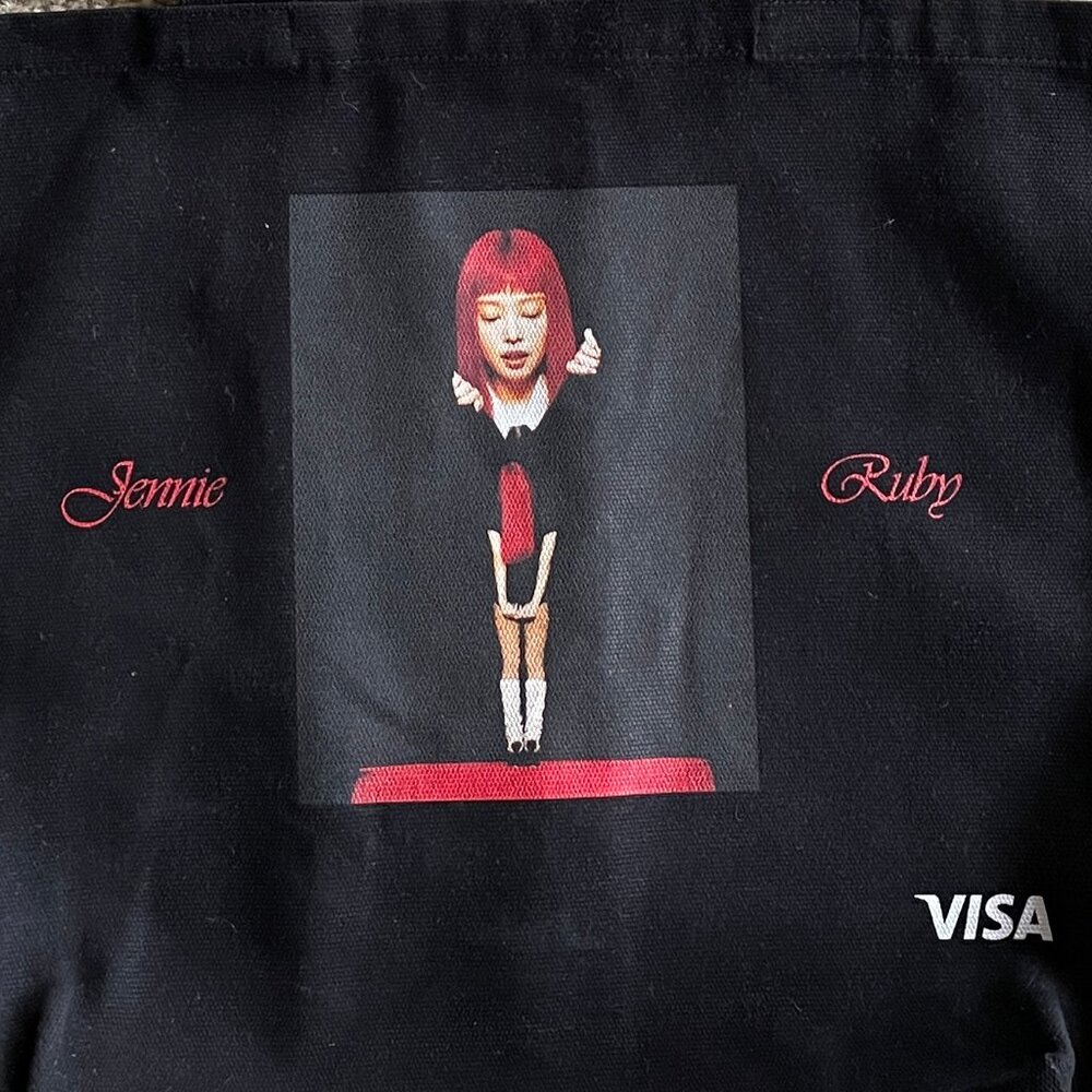 Jennie Kim VISA VIP experience tote bag